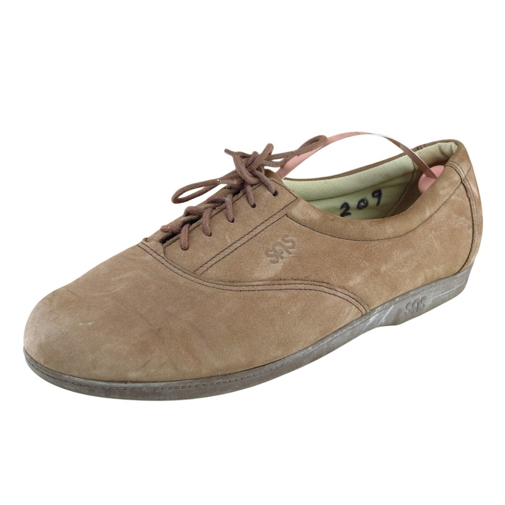 SAS Women's‎ Walking Shoes Size 8.5 Brown Leather Comfort Support Casual Fit